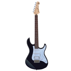 PAC012 BLACK Yamaha PAC012DLX Pacifica Electric Guitar - Black6-string Solidbody Electric with Agathis Body, Maple Neck, Rosewood Fingerboard, and Two Single-coil and One Humbucking Pickup